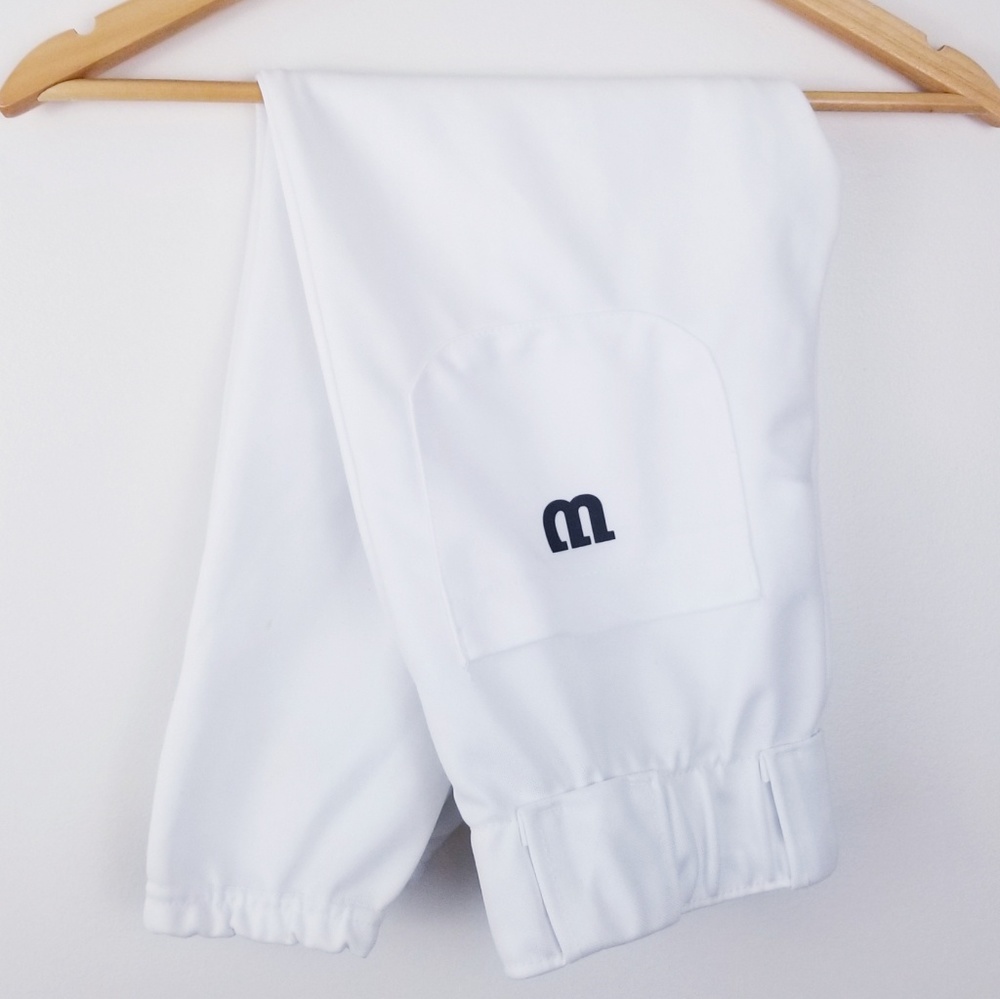 Wilson Youth White Baseball Pants